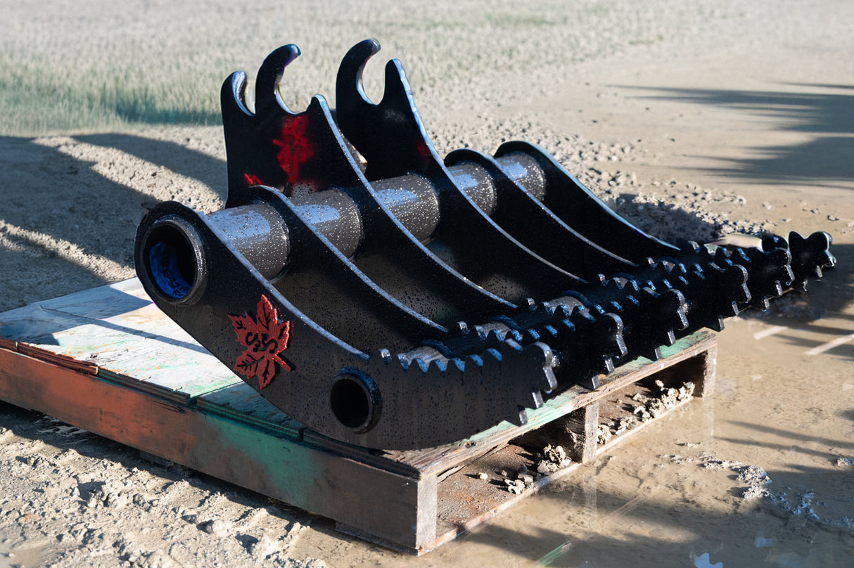 Kubota® KX040 Forestry Rake